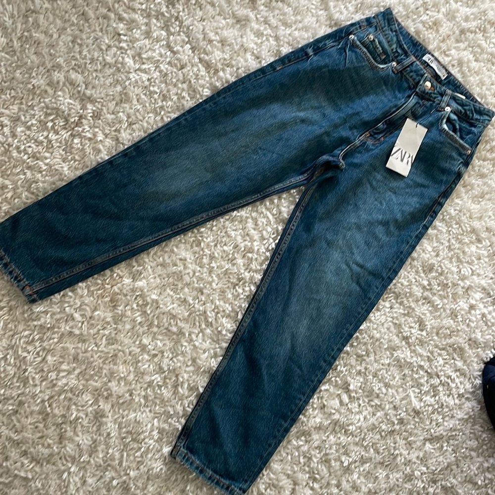 Zara Blue wash Jeans, Women Size 6 – 38 new with tags